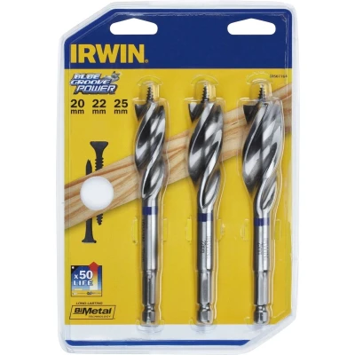 Afbeelding van IRWIN Set Blue Groove Power 3PCS, 20/22/25mm