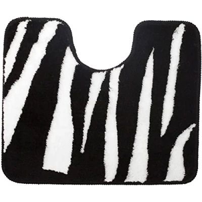 Afbeelding van Sealskin Safari Toiletmat 50x60 cm Acryl Zwart