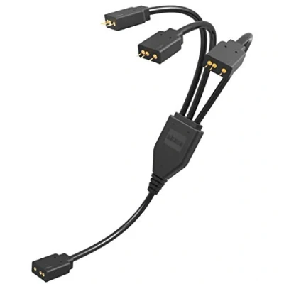 Afbeelding van Akasa Addressable RGB LED 1 3 splitter and extension cable 50cm