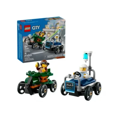 Afbeelding van LEGO City Raceautopakket: vliegtuig vs. ziekenhuisbed 60459