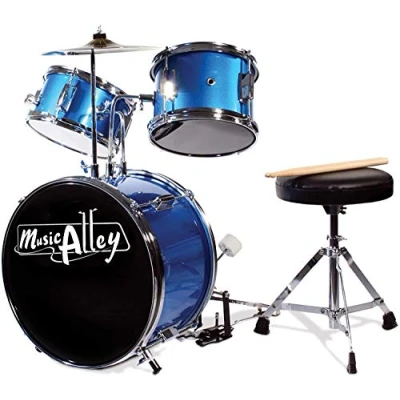Image de Music Alley Batterie Junior pour enfant Bleu