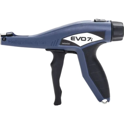 Afbeelding van HellermannTyton EVO7iSP MET/PL BU Kabelbindtang Blauw zwart