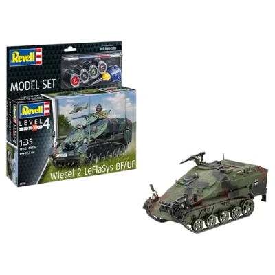 Afbeelding van 1:35 Revell 63336 Wiesel 2 LeFlaSys BF/UF Model Set Plastic Modelbouwpakket