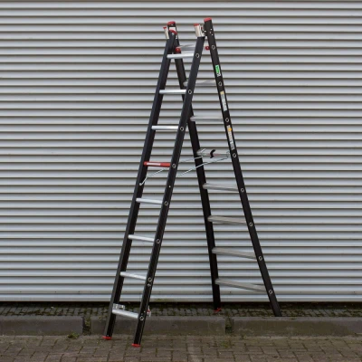 Afbeelding van Altrex 2 delige reformladder Nevada 2x8 sporten