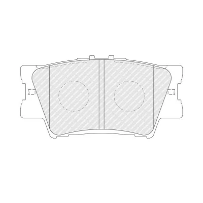 Afbeelding van FERODO FDB5469 Remblokkenset Incl. slijtage waarschuwingscontact TOYOTA: RAV4 V