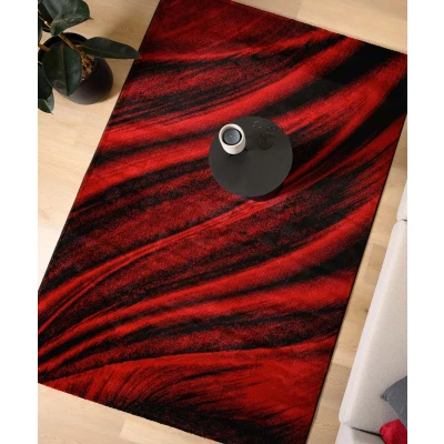 Afbeelding van Modern Vloerkleed Vision Rood/zwart 120x170 Cm