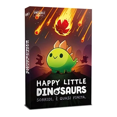 Afbeelding van Asmodee Happy Little Dinosaurs, tafelspel, 2 4 spelers, 8+ jaar, editie in het Italiaans
