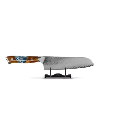 Afbeelding van Shinrai Japan Eclipse Series Damascus Santokumes 18 cm