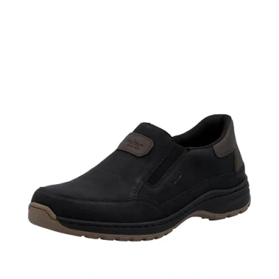 Afbeelding van Rieker 03365 mocassinheren, zwart., 43 EU