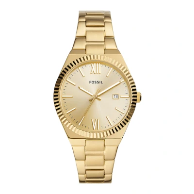 Afbeelding van Fossil dames Scarlette horloge ES5299 in de kleur Goud