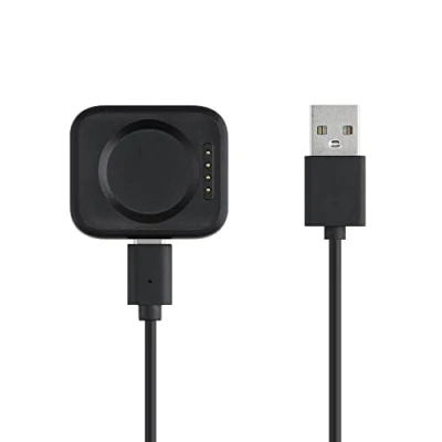 Afbeelding van kwmobile USB oplaadkabel geschikt voor Oppo Watch 2 (42mm 46mm) / X 4 Pro kabel Laadkabel smartwatch in zwart