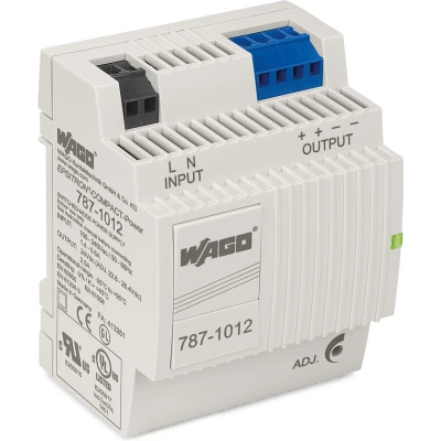 Afbeelding van WAGO EPSITRON® COMPACT POWER 787 1012 DIN rail netvoeding 24 V/DC 2.5 A 60 W Aantal uitgangen: 2 x Inhoud: 1 stuk(s)