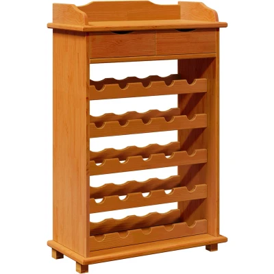 Afbeelding van vidaXL Wijnrek 90x60x30 cm Massief Hout Grenen
