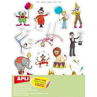 Image de Gommettes Le cirque x 45