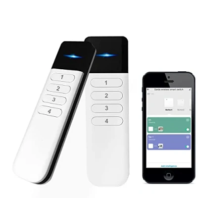 Afbeelding van 4 Gang ZigBee Wireless 12 Scene Switch Mechanischer Taster Batterij aangedreven Smart Home Automation Szenarioschakelaar voor Tuya Devices【Werkt alleen met Z2mqtt Hub】