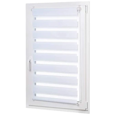 Afbeelding van Amazon Basics Dubbel rolgordijn, 66 x 150 cm, wit