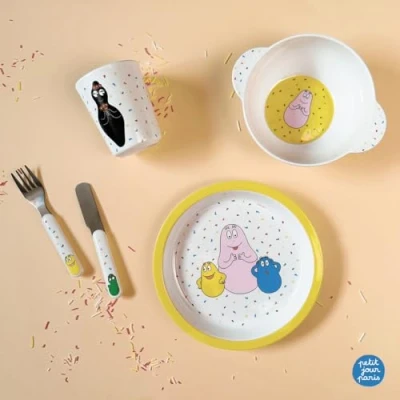 Afbeelding van Barbapapa babybord Ø 18 cm