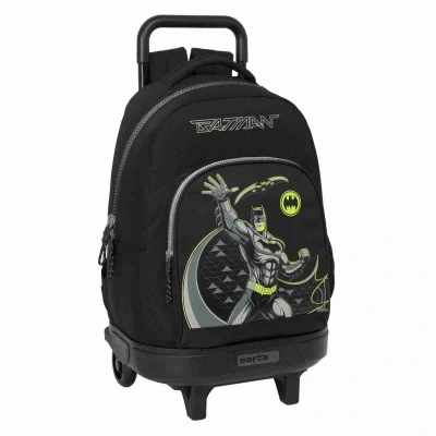 Afbeelding van Schoolrugzak met Wielen Batman Game over Zwart 33 x 45 22 cm