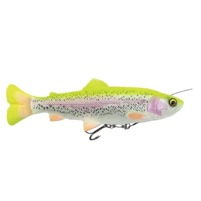 Image de Savage Gear 4D Line Thru Pulsetail Trout 20cm, 102gr, Lemon Swimbait