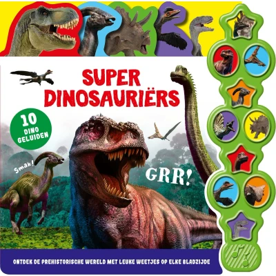 Afbeelding van Overige Merken Geluidenboek Super Dinosauri&Euml;Rs