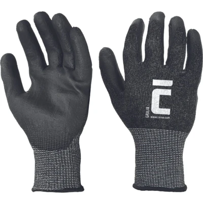 Afbeelding van Cerva GRAJA handshoen 01130124 12 stuks Zwart 11