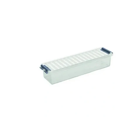 Afbeelding van helit Sunware H6164102 opbergdoos &quot;The Q Line&quot;, 0,9 liter, met deksel, transparant, 1 stuk