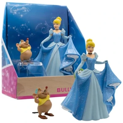 Afbeelding van BULLYLAND 13438, Giftset Assepoester in Jurk met Guusje de muis