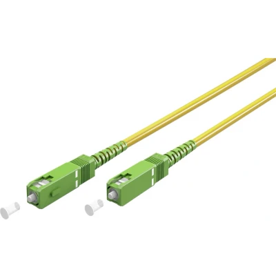Afbeelding van Goobay Glasvezelkabel (FTTH), Singlemode (OS2) Yellow, Geel (Simplex), 5 m
