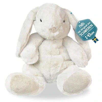 Afbeelding van Mollis Pluche knuffeldier konijn voor kinderen en baby&#039;s, 43 cm