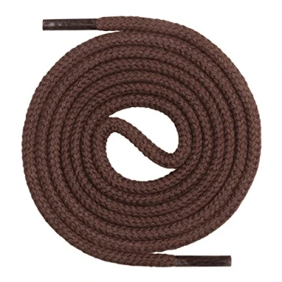 Afbeelding van Mount Swiss Ronde premium veters van 100% katoen zeer scheurvast kleur donkerbruin lengte 110 cm