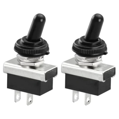 Afbeelding van Heschen KN3D 101 2 stuks 25 A 12 V polige afsluitbare tuimelschakelaar met afdichting
