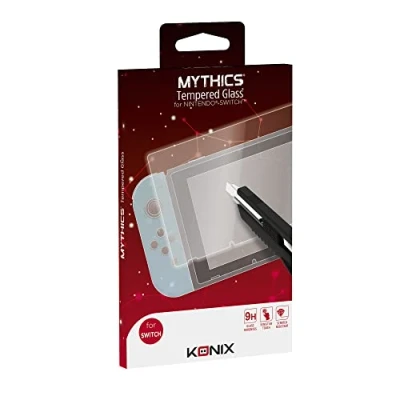 Afbeelding van Konix 61881107324, Schermbeschermer, Nintendo Switch, Transparant, Gehard glas, Schokbestendig, Krasbestendig, 9H