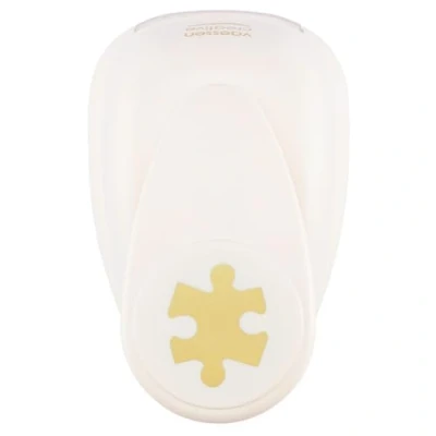 Afbeelding van Vaessen Creative Papierperforator, maat XL, puzzel, voor doe het zelfprojecten, scrapbooking, kaarten maken en meer