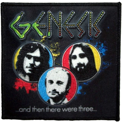 Afbeelding van Genesis And Then There Were Three Patch Zwart