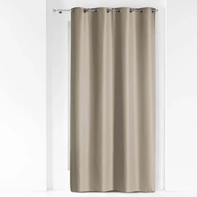 Image de Rideau a oeillets metal 140 x 280 cm polyester uni essentiel Lin Douceur d&#039;Intérieur