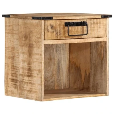 Afbeelding van Nachtkastje 40x30x37 cm massief mangohout