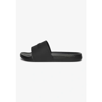Afbeelding van Superdry Badslippers, Heren, Maat: 40, Black Kunststof/ textiel