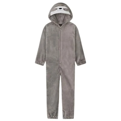 Afbeelding van CityComfort Kinderpyjama, dierenmotief, fleece romper