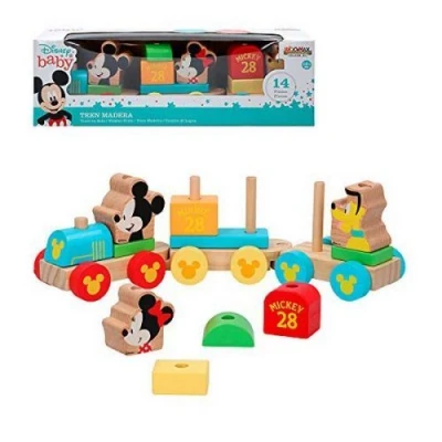 Image de Train Mickey &amp; Minnie 14 pcs 34 cm (18+ mois)