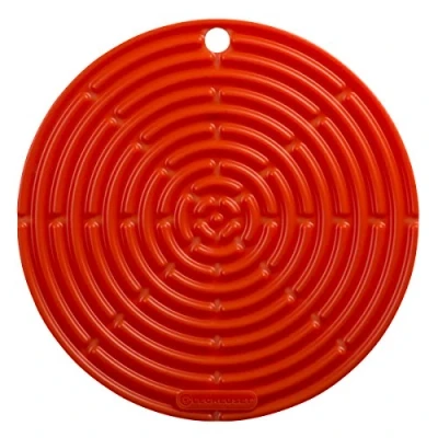 Afbeelding van Le Creuset Pannenbak/onderzetter, siliconen, rond, ø 20 cm, vulkanisch, 93000230090200