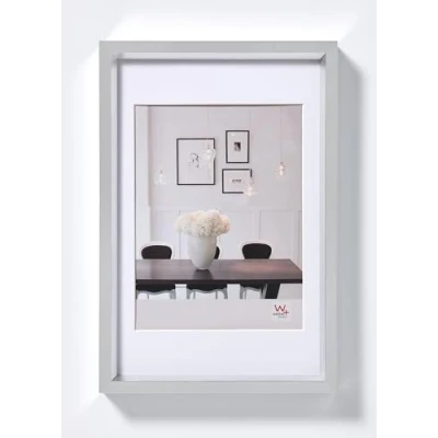 Image de walther design, ES045S Steel Style, cadre photo en plastique, 30x45 cm, argenté