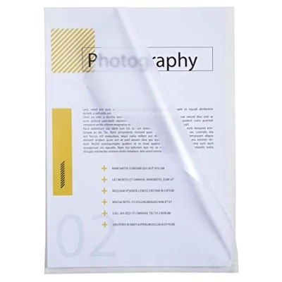 Afbeelding van Exacompta Ref. 57120E Zak met 100 hoekhoezen Gemaakt van zuinig generfd polypropyleen Dikte 9/100 A4 formaat Kristal