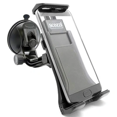 Afbeelding van scozzi Universele telefoonhouder met zuignap voor de voorruit, bijvoorbeeld compatibel Samsung S23 S22 S21 S20 A54 A53 iPhone 14 13 12 11 XR FE Plus Ultra Mini Lite Pro