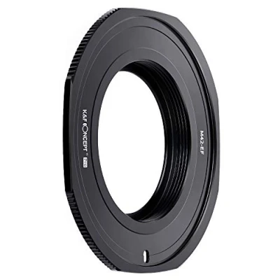 Afbeelding van K&amp;F Concept M42 naar EOS lensbevestiging adapter, compatibel met schroeflens en Canon EF S camerabehuizing