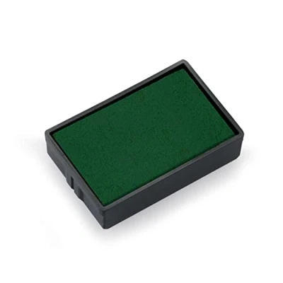 Afbeelding van Trodat Vervangend stempelkussen 6/4850, eenvoudig en schoon vervangbaar, set van 2 groene stempelkussens, onuitwisbare inkt op waterbasis voor Printy 4850 4850/L