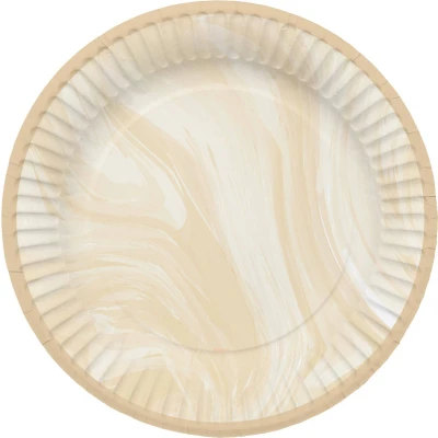 Afbeelding van Borden Marmer Beige 23 cm 8 stuks
