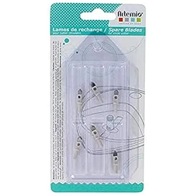 Afbeelding van Artemio Set van 6 reservemessen voor cirkelsnijder, metaal, zilver, 9 x 1 18 cm, 18004062