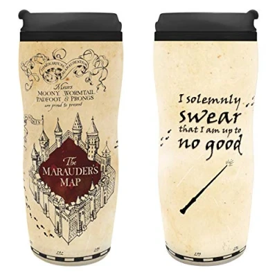 Afbeelding van ABYstyle Harry Potter Marauder Map To Go Koffiebeker 355 ml Kunststof