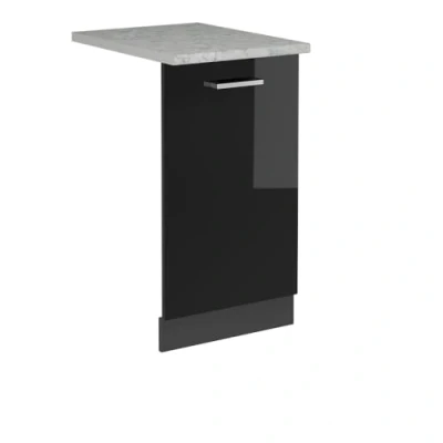 Afbeelding van Vicco Panneau de lave vaisselle R Line noir brillant, 45 cm, AP Marbre