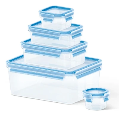 Afbeelding van Emsa Clip &amp; Close Vershoudbakjes, 5 delige Set, 0,2 / 0,55 1,0 1,2 2,2 L Doos